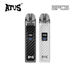 2 packs atvs max refillable pod kit vape