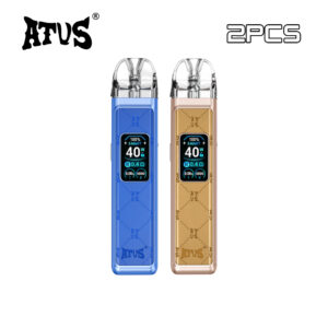 2 packs atvs max refillable pod rechargeable kit vape