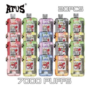 20 Pack ATVS 7000 Puffs Disposable Vape