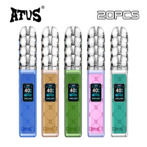 20 packs atvs max refillable pod rechargeable kit vape