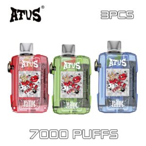 3 Pack ATVS 7000 Puffs Disposable Vape
