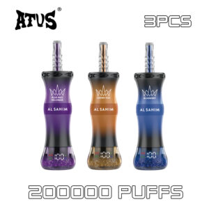 ATVS 3 pack 200k puffs disposable vape