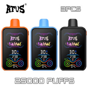 3 Pack ATVS 25000 Puffs Disposable Vape