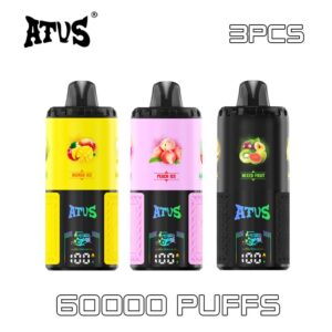 3 Pack ATVS 60000 Puffs Disposable Vape