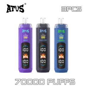 3 Pack ATVS 70000 Puffs Disposable Vape