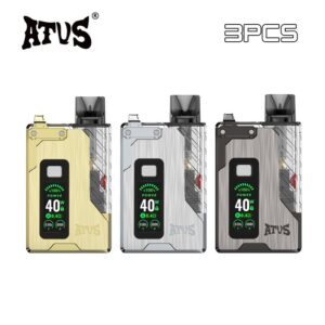 3 Pack atvs Pro 5ml Pod Kit Vape
