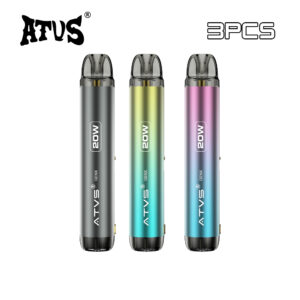 3 pack replaceable pod kit refillable vape