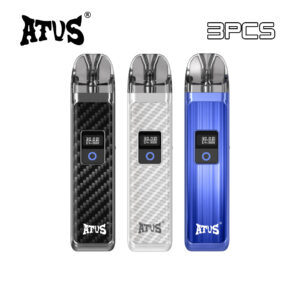 3 packs atvs max refillable pod kit vape
