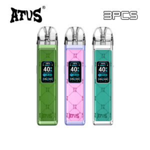 3 packs atvs max refillable pod rechargeable kit vape