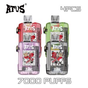 4 Pack ATVS 7000 Puffs Disposable Vape