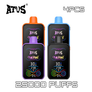 4 Pack ATVS 25000 Puffs Disposable Vape