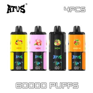 4 Pack ATVS 60000 Puffs Disposable Vape