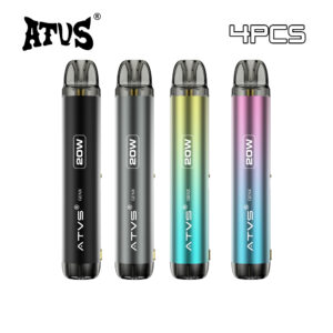 4 pack replaceable pod kit refillable vape