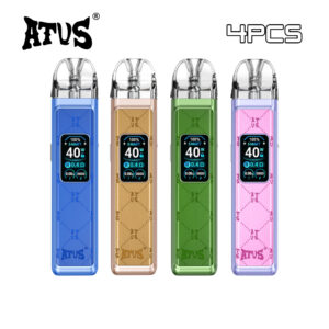 4 packs atvs max refillable pod rechargeable kit vape