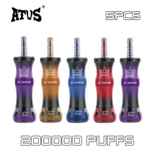 ATVS 5 pack 200k puffs disposable vape