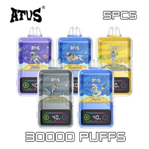 5 Pack ATVS 30000 Puffs Disposable Vape