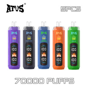 5 Pack ATVS 70000 Puffs Disposable Vape