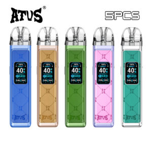 5 packs atvs max refillable pod rechargeable kit vape
