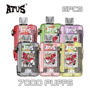 6 Pack ATVS 7000 Puffs Disposable Vape