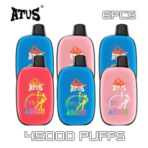 6 Pack ATVS 45000 Puffs Disposable Vape