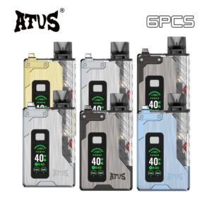 6 Pack atvs Pro 5ml Pod Kit Vape