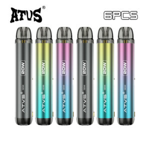 6 pack replaceable pod kit refillable vape