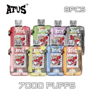 8 Pack ATVS 7000 Puffs Disposable Vape
