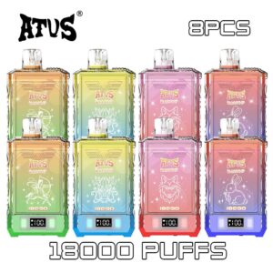 8 Pack ATVS 18000 Puffs Disposable Vape