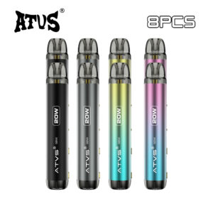 8 pack replaceable pod kit refillable vape