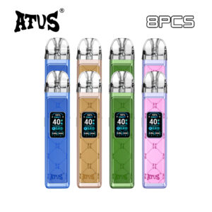 8 packs atvs max refillable pod rechargeable kit vape