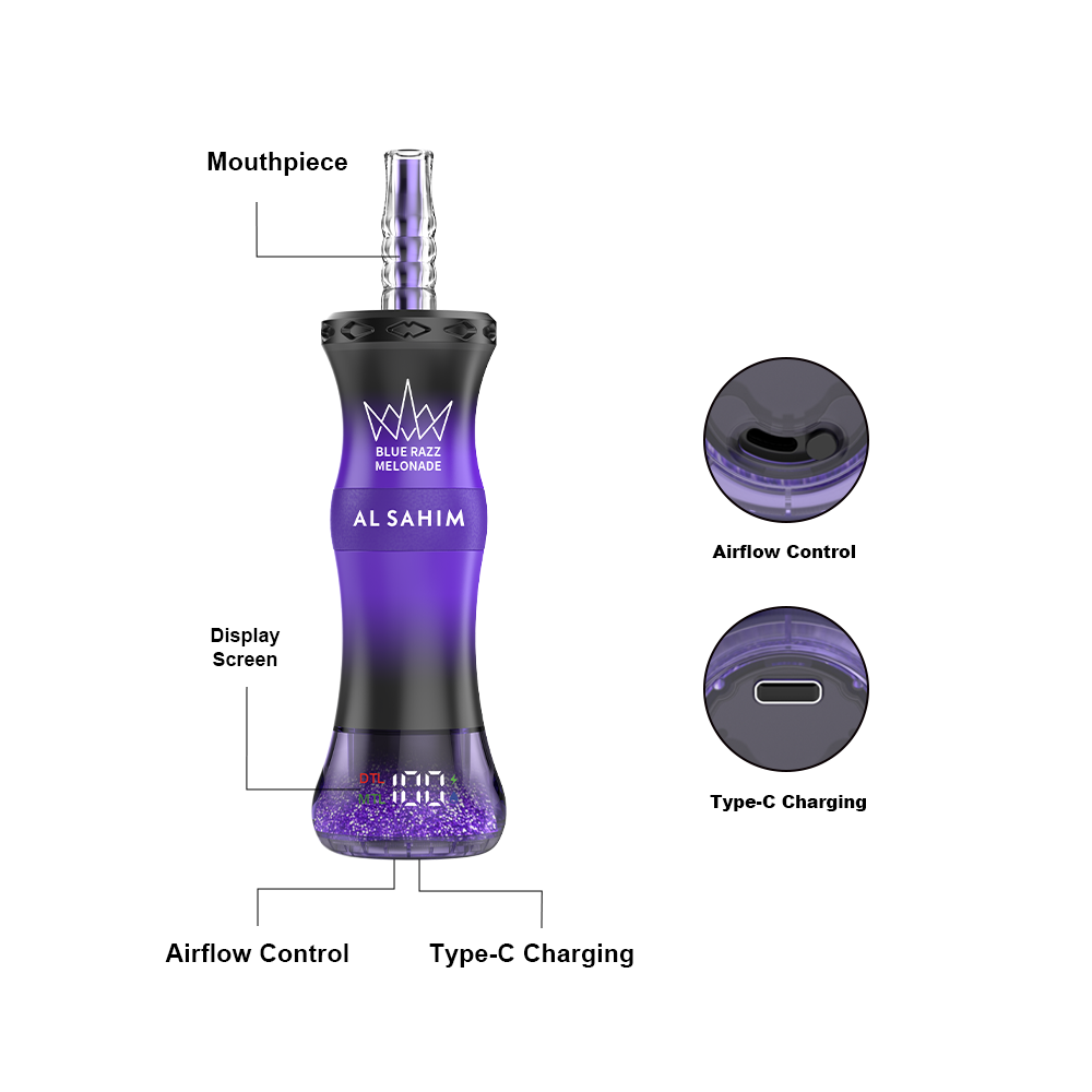 ATVS 200k Puffs DTL MTL Shisha Disposable Vape Device