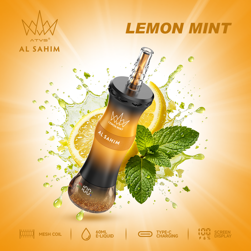 lemon mint 200k mtl dtl disposable vape